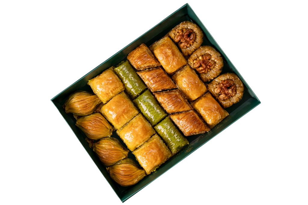 Fıstıklı (Pistazien) und Cevizli (Walnuss) Baklava- Mix