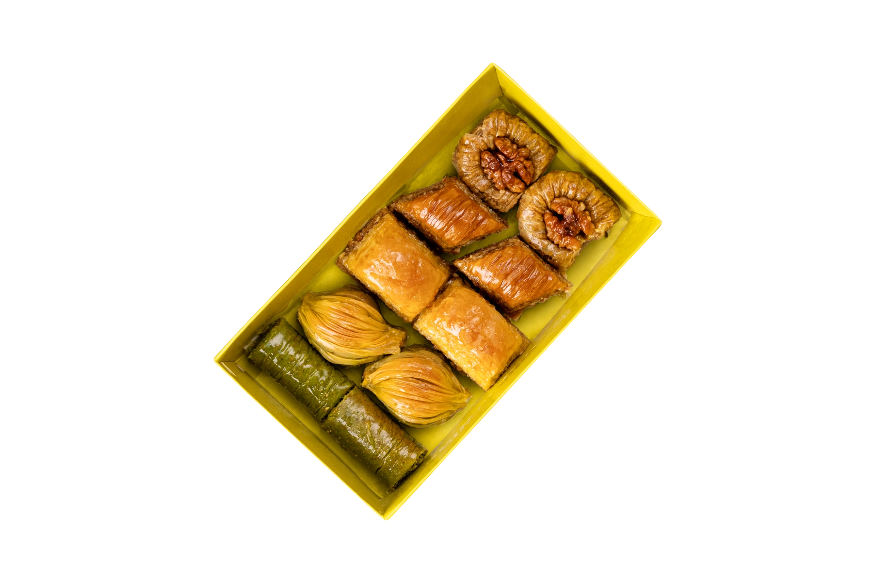Fıstıklı (Pistazien) und Cevizli (Walnuss) Baklava- Mix